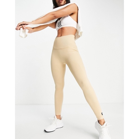 Adidas Formotion Training Sculpt Seamlessly Hazy Beige Tights, Plus Size 4X NWT - Picture 13 of 13